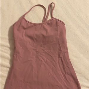 Lululemon y back tank top with built in bra